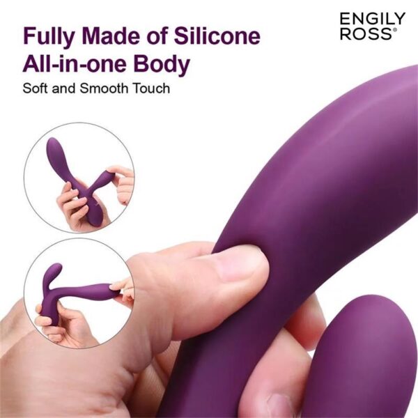Bacall 3.0 Vibe Injected Liquified Silicone Double Motor USB - Image 8