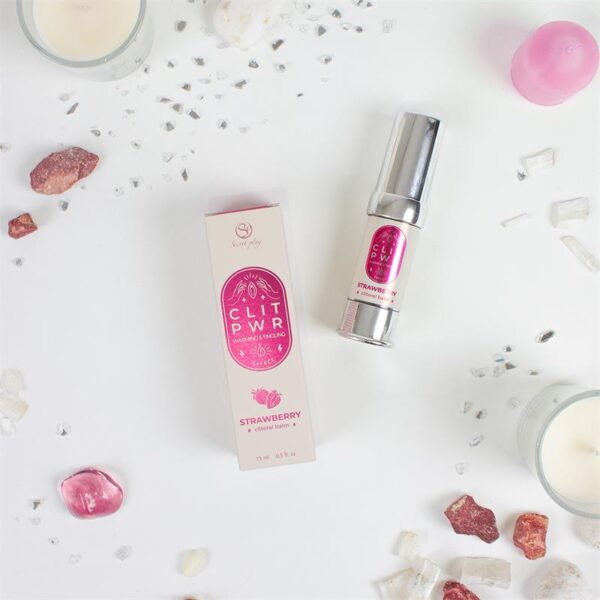 Clit Pwr Clítoris stimulating balm Strawberry 15 ml - Image 3