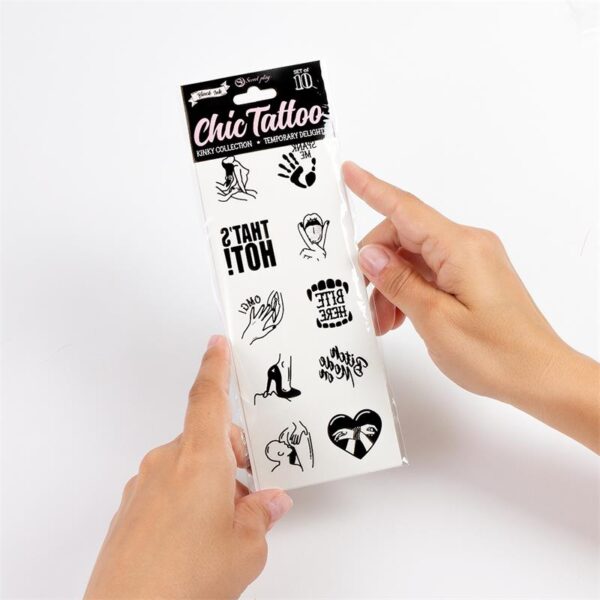 10 temporary tattoos Kinky Collection - Image 3