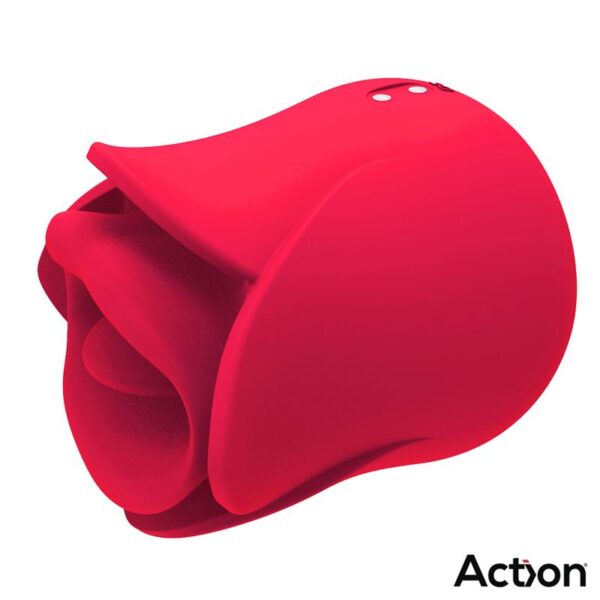 Meryl Vibe Stimulator Rose Shaped with Tongue 2 Motors - Image 4
