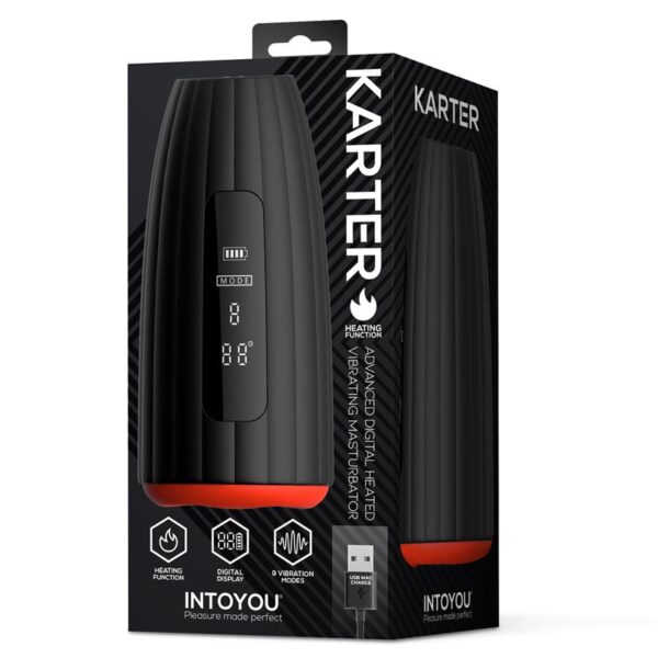 Karter Advanced Masturbator with Vibration, Heat and Digital Screen - Image 11
