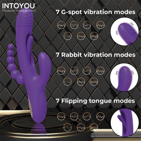 Triya Vibe with Flipping Tongue and Anal Beads - Image 8