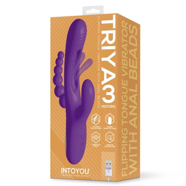 Triya Vibe with Flipping Tongue and Anal Beads - Image 11