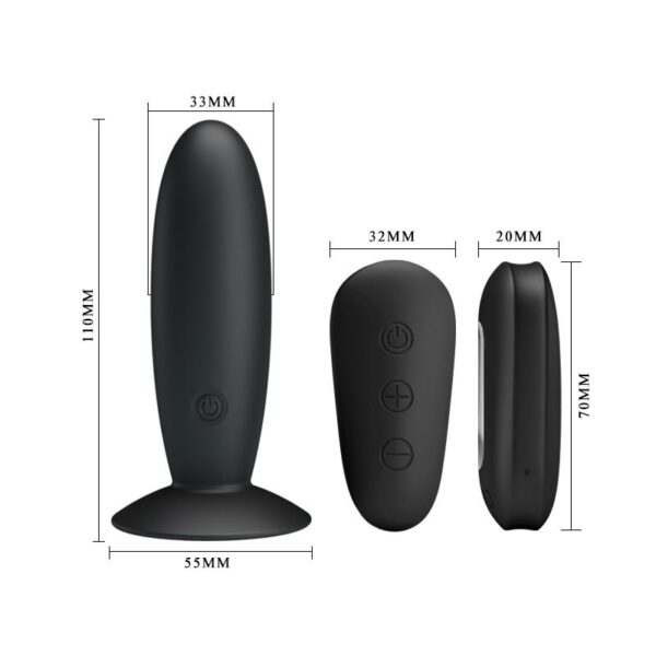 Mr. Play Vibrating Butt Plug with Remote control USB - Image 8