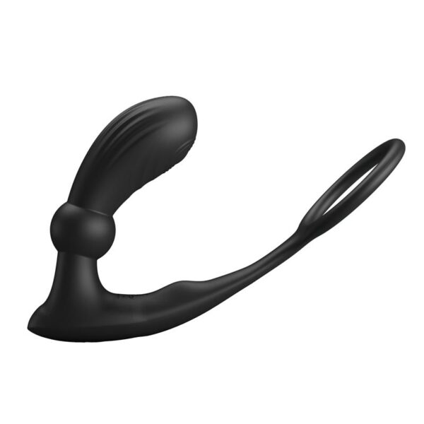 Warren Remote-Controlled Vibrating and Pulsating Anal Plug and Penis Ring - Image 3