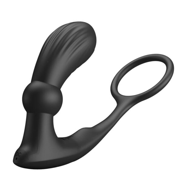 Warren Remote-Controlled Vibrating and Pulsating Anal Plug and Penis Ring - Image 4