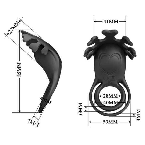 Ruben Vibrating Penis Ring USB - Image 9