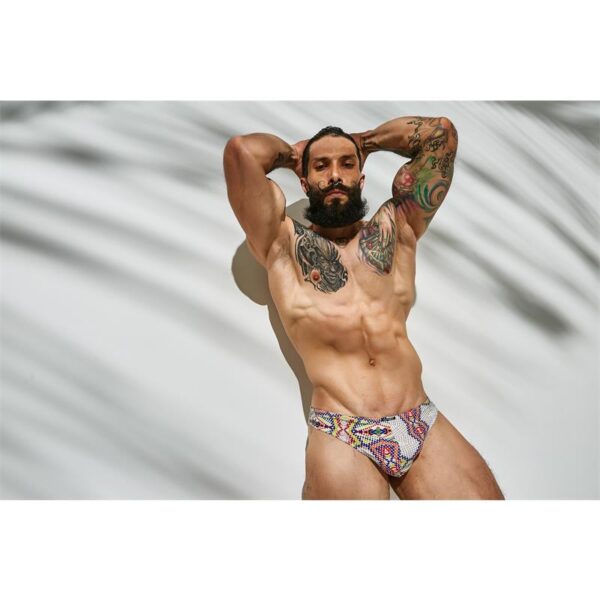 C4M11 Low Rise Bikini Brief Aztec - Image 5