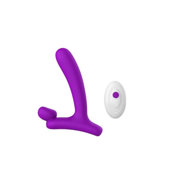 Horny Hunter Vibrating Anal Plug with Remote Control Liquid Silicone USB - Image 2