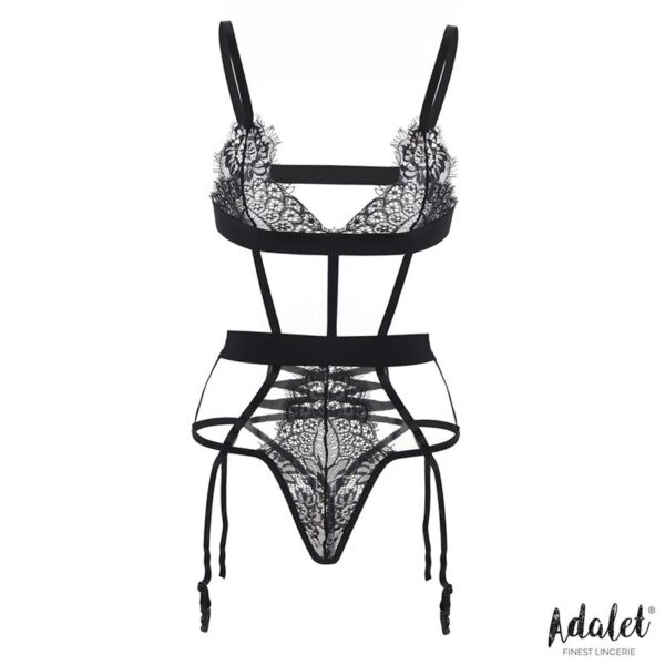 Beatrix Teddy with Garter Belt and Lace Blindfold - Image 3