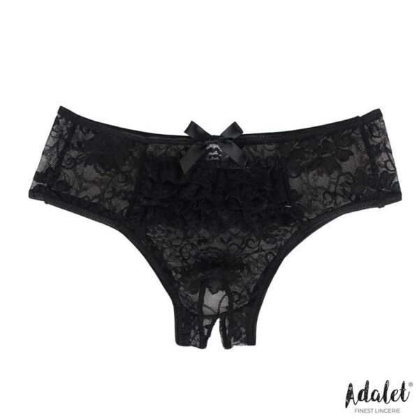 Camila Open crotch Panties with Floral Lace - Image 3