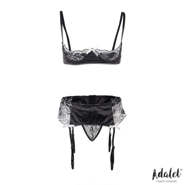 Ilia Set open bra, garter belt, and thong size 44-46 - Image 3