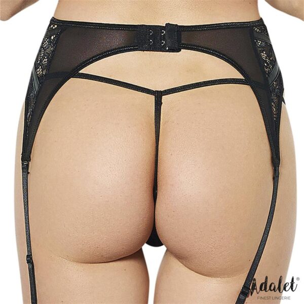 Luva Garter with Floral Lace and Thong Set - Image 2