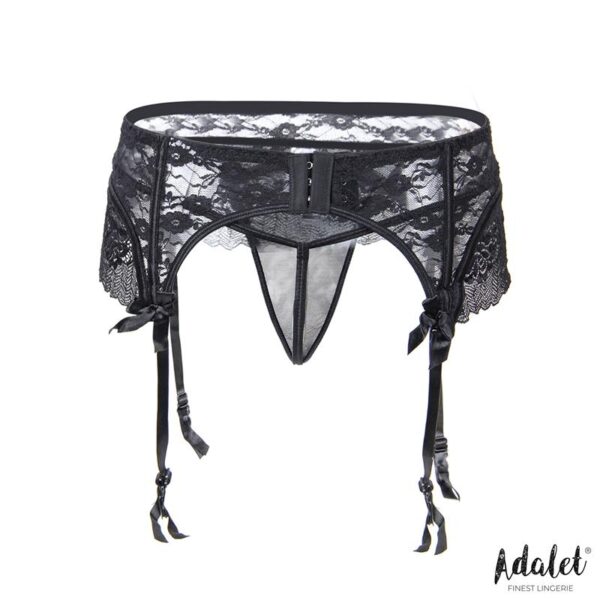 Sully Lace Garter and Thong Set - Image 3