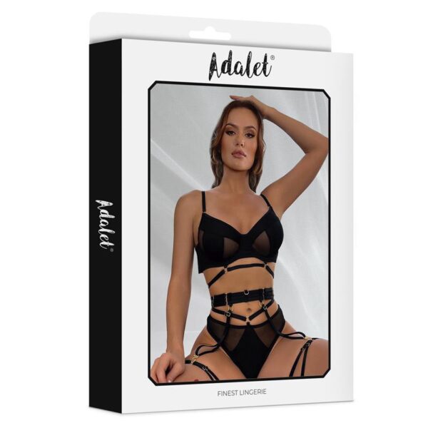 Ellie Bra, Thong, Garter Belt, and Garters Set - Image 4
