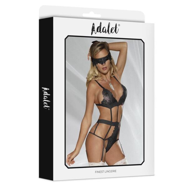 Beatrix Teddy with Garter Belt and Lace Blindfold - Image 4