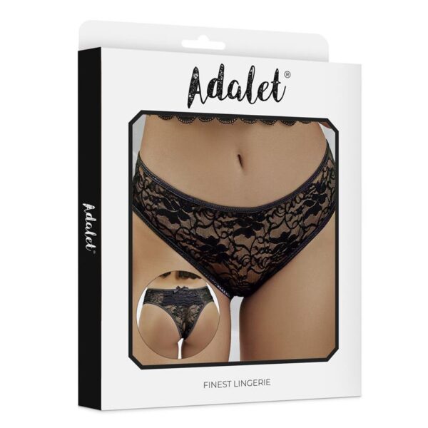 Camila Open crotch Panties with Floral Lace - Image 4