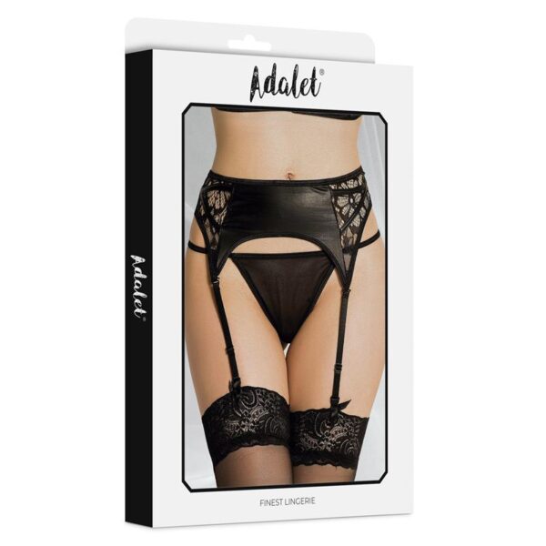 Luva Garter with Floral Lace and Thong Set - Image 4
