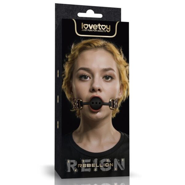 Rebellion Reign Breathable Silicone Ball Gag - Image 14