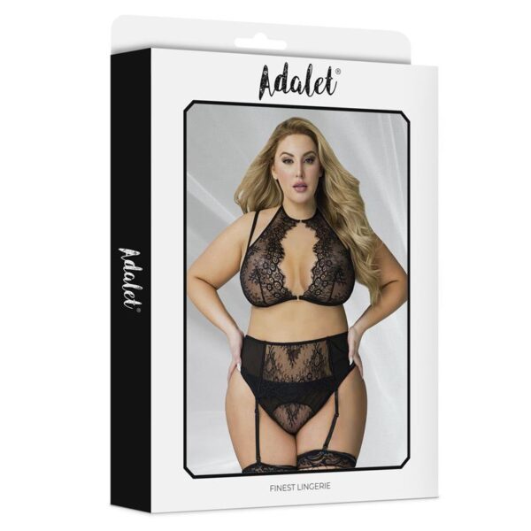 Nisa Set bra, garter belt, and thong Size 44-46 - Image 4