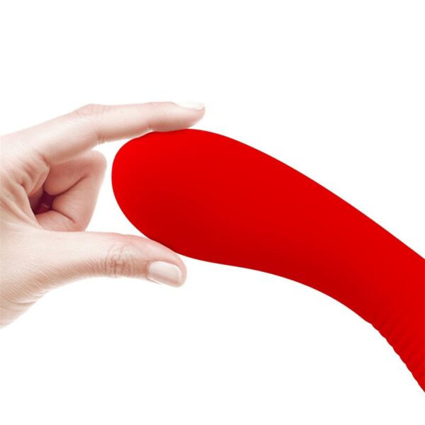 Prescott Vibrator USB Silicone Red - Image 2