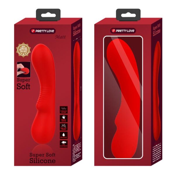 Prescott Vibrator USB Silicone Red - Image 12