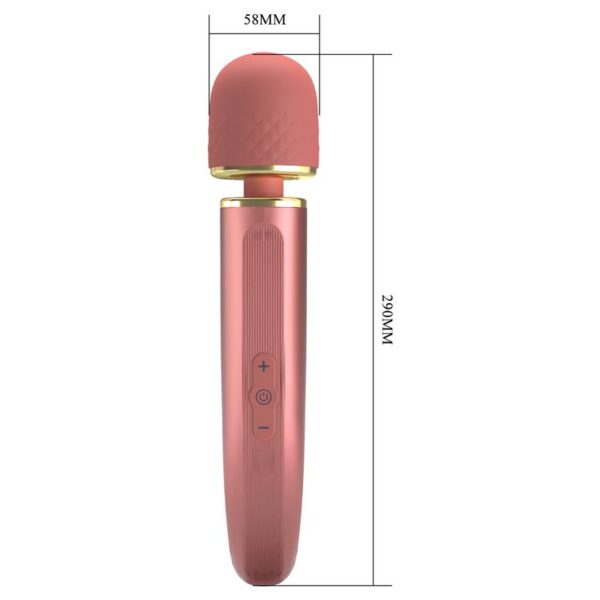 Vibrating Wand USB Silicone Pink - Image 10
