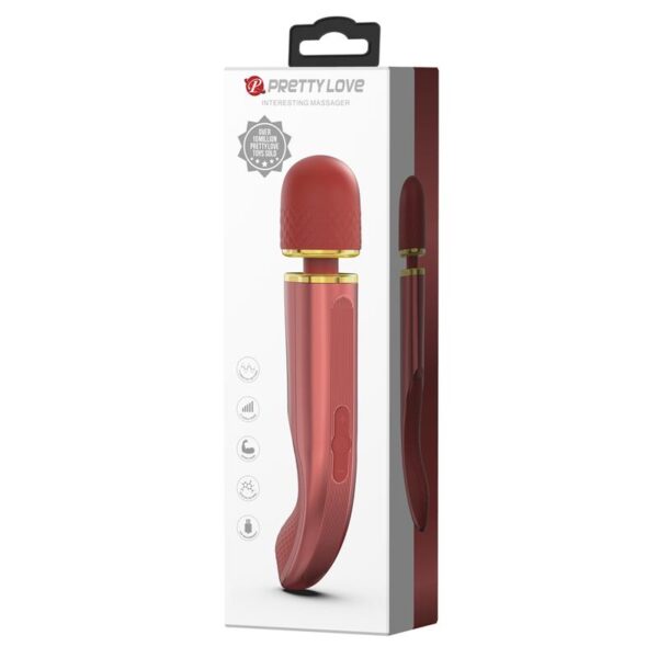 Vibrating Wand USB Silicone Pink - Image 11
