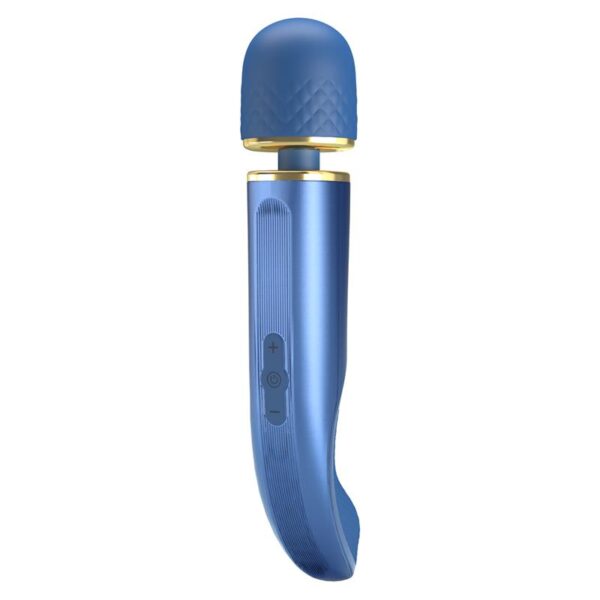 Vibrating Wand USB Silicone Blue - Image 3