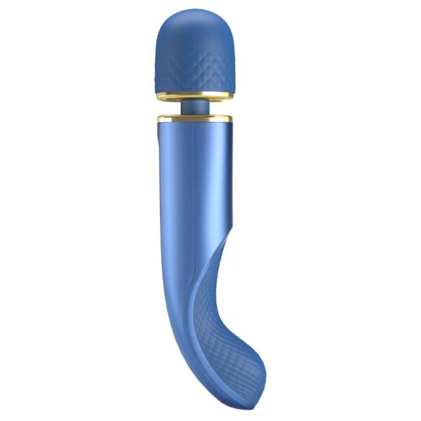 Vibrating Wand USB Silicone Blue - Image 4