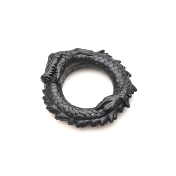 Black Caiman Cock Ring - Image 2