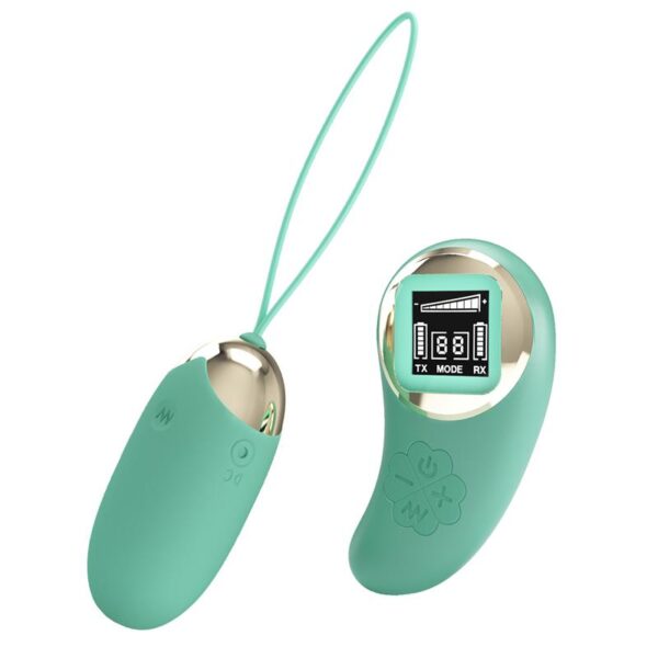 Mina Vibrating Egg with Digital Screen remote control green - Image 2