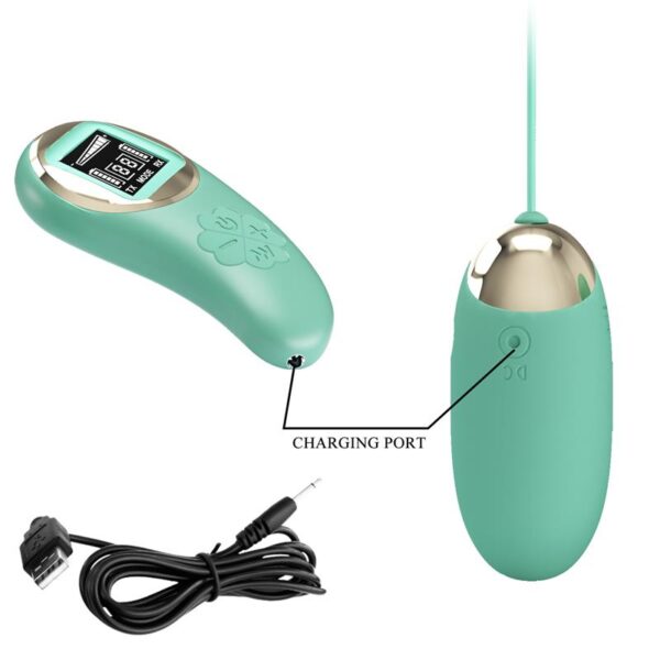 Mina Vibrating Egg with Digital Screen remote control green - Image 7