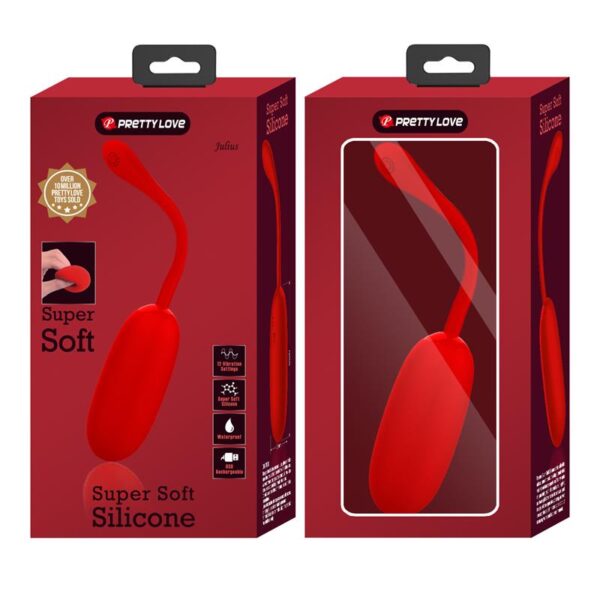 Julius Vibrating Egg Red - Image 11