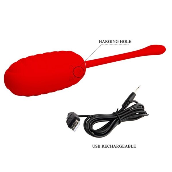 Kirk Vibrating Egg Red - Image 9