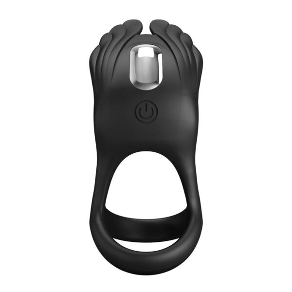 Silas Vibrating Penis Ring Black - Image 4