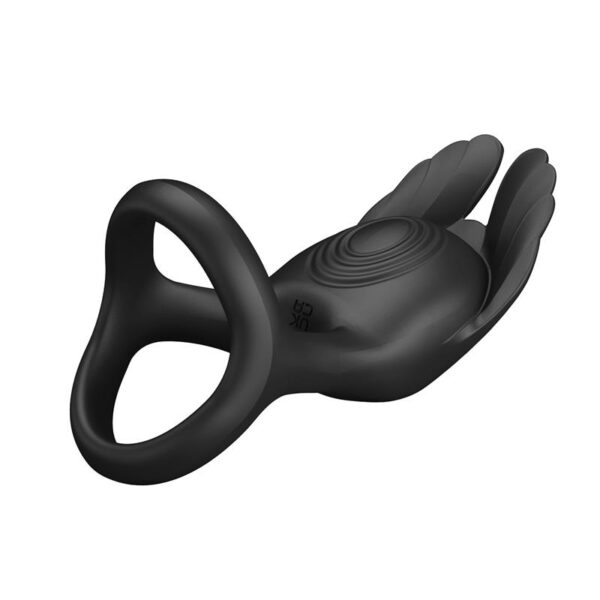 Silas Vibrating Penis Ring Black - Image 5