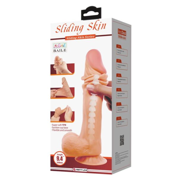 Sliding Skin Realistic Dildo 24 cm - Image 11