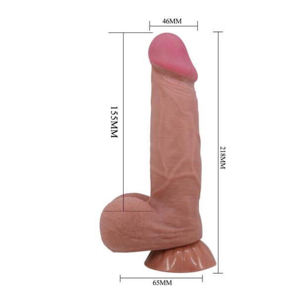 Sliding Skin Realistic Dildo 21.8 cm - Image 9