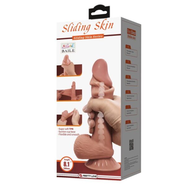 Sliding Skin Realistic Dildo 21.8 cm - Image 10
