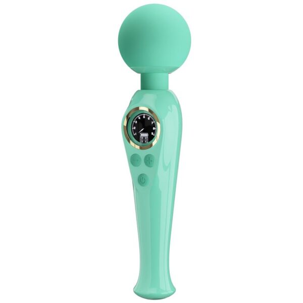 Skyler Massager Wand with Digital Screen Green - Image 2