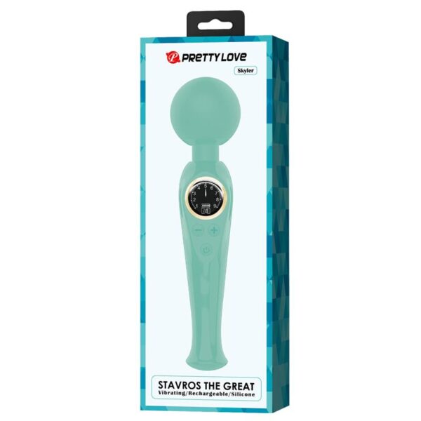 Skyler Massager Wand with Digital Screen Green - Image 9