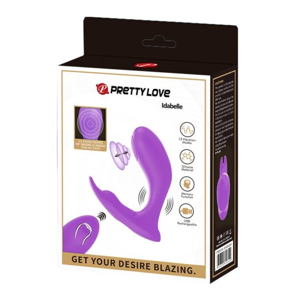 Idabelle Stimulator with Vibration and Pulsation Remote Control - Image 9