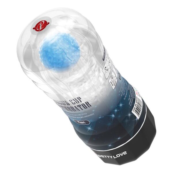 Planet Ball-Rolling Masturbator Cup Blue - Image 9