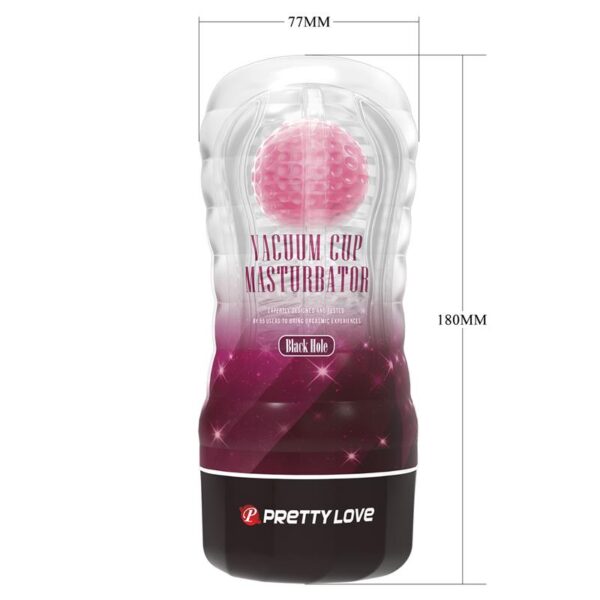 Black Hole Ball-Rolling Masturbator Cup Pink - Image 12