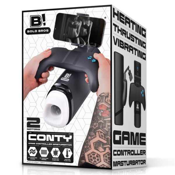 Conty Game Controller Masturbator with Thrusting, Vibration and Heating - Image 13