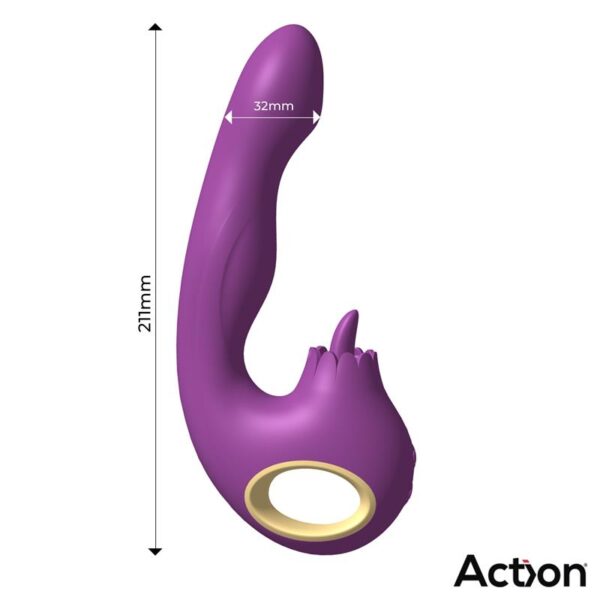 Toka Vibe with Swinging 360º and Stimulating Licking Tongue - Image 8