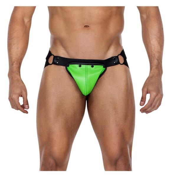 JOCKSTR4P02 Jockstrap Jocksnap Blazing Green - Image 2