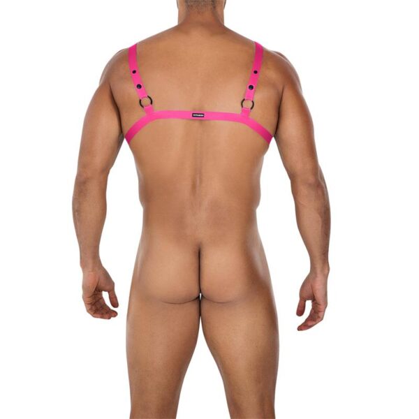 H4RNESS04-C Ring Crossed Harness HotPink One Size - Image 2