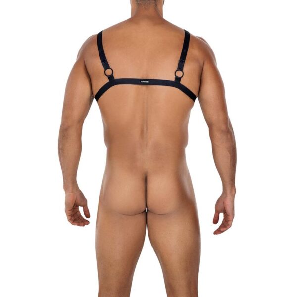 H4RNESS04-C Ring Crossed Harness Black One Size - Image 2